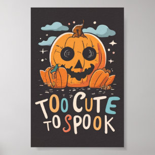 För tyst för att prata: en Halloween Poster
