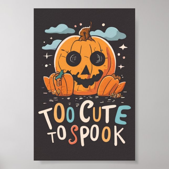 För tyst för att prata: en Halloween Poster (Framsidan)