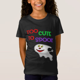 För tyst för att retas upp med Ghost Halloween-des T Shirt