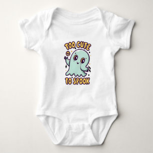 För tyst för att röja Cute Halloween Ghost T Shirt
