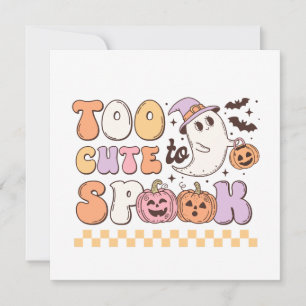 För tyst för Spook Halloween Inbjudningar