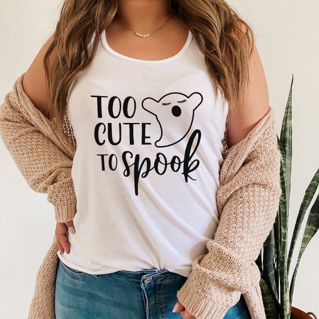 För tyst för Spook Halloween Linne Med Racerback (Skapare uppladdad)