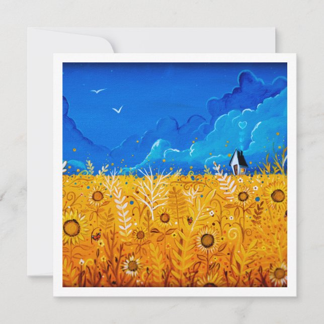 För Ukraina - Mini Print (Framsida)