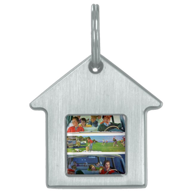 För, under & efter picknick ID-bricka husdjur (Framsidan)