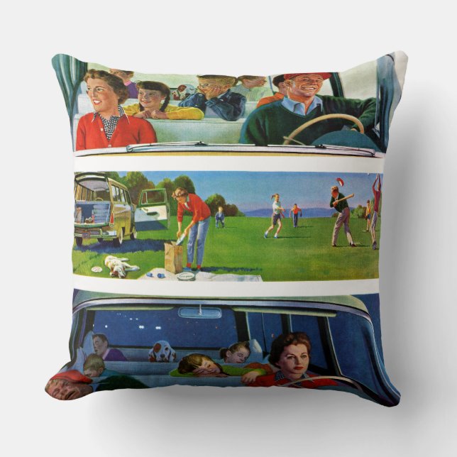 För, under & efter picknick kudde (Framsida)