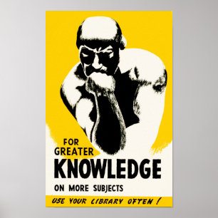 För Underbarare kunskap Poster