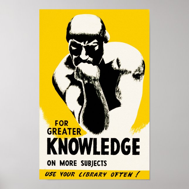För Underbarare kunskap Poster (Framsidan)