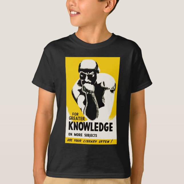 För Underbarare kunskap T-shirt (Framsida)