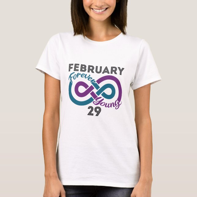 För unga läderår - födelsedagsblad t shirt (Framsida)