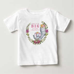 För ungeelefant för anpassningsbar dröm- stor t shirt