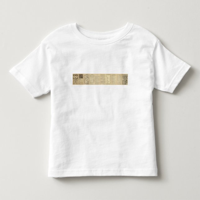 För union och Stillahavs- järnväglinjer för T-shirt (Framsida)