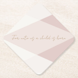 För Unto oss är ett barn fött Underlägg Papper