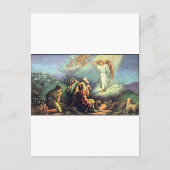 För Unto oss är ett barn fött! Vykort (Framsida)