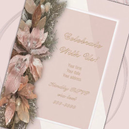 For Unto Us Christmas Invitation Card Inbjudningar