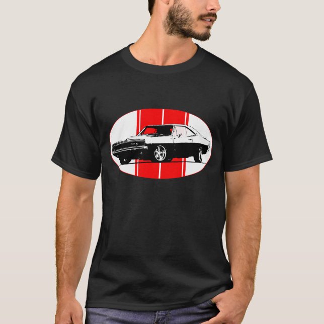 För uppladdarebil för 1970 fint Tshirt Tee (Framsida)