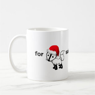 För upplaga för jul för mugg för rävSakekaf