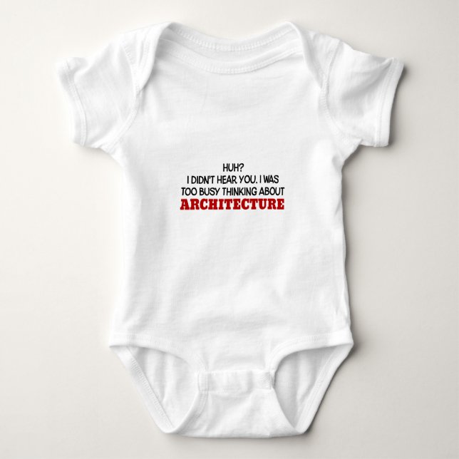 För upptaget tänkande om arkitektur tee shirt (Framsida)