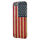 För US-amerikanska flaggan för vintage urblekt Case-Mate iPhone Skal (Baksidan Vänster)