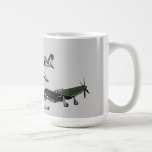 För US-kämpe för Mustang P51 mugg