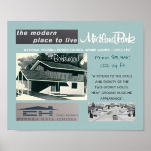 För utmärkelsevinnare för 1957 design poster