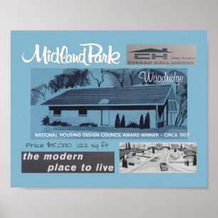 För utmärkelsevinnare för 1957 design poster