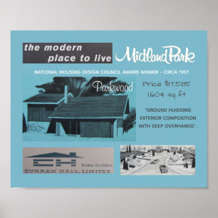 För utmärkelsevinnare för 1957 design poster