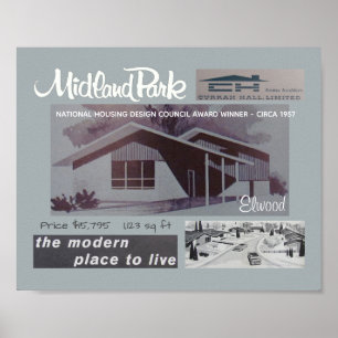 För utmärkelsevinnare för 1957 design poster