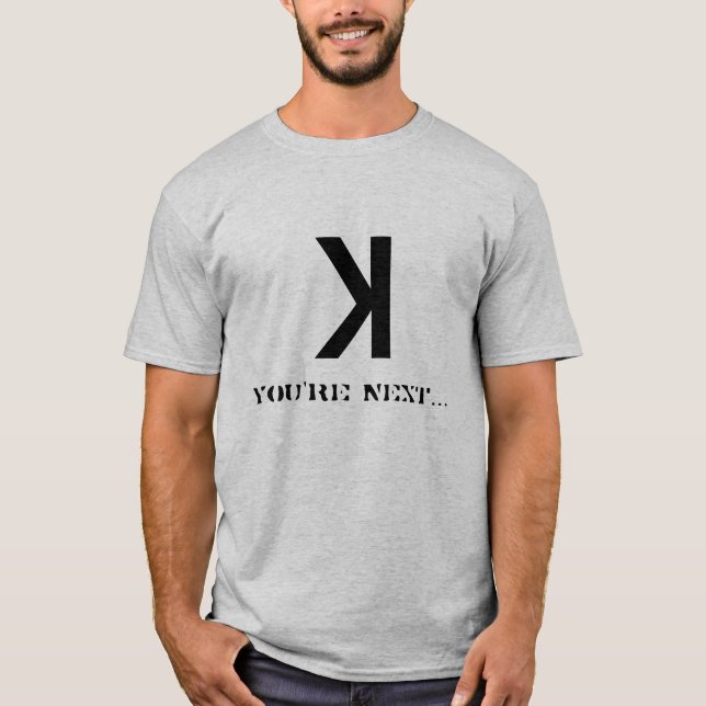 För utslagning Tshirt ut Tee (Framsida)