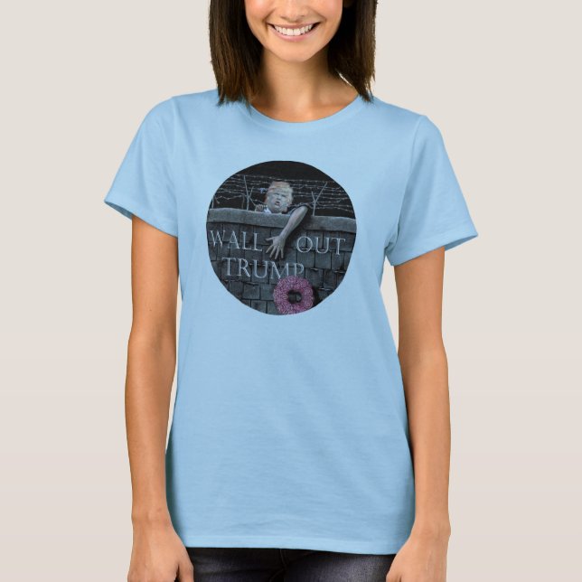 För vägg trumf ut t-shirt (Framsida)