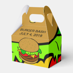 FÖR VÅLDSAMT SLAGGRILLFEST FÖR HAMBURGARE PRESENTASKAR