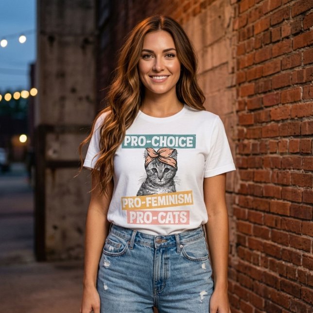 För valfrihet För feminism För katter T Shirt (Skapare uppladdad)