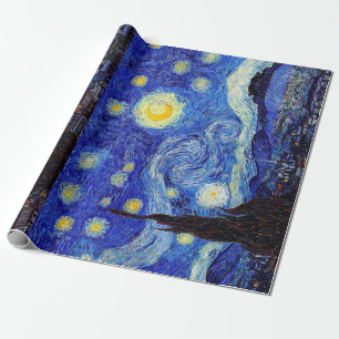 För Van Gogh för Starry natt inspirerade produkt Presentpapper