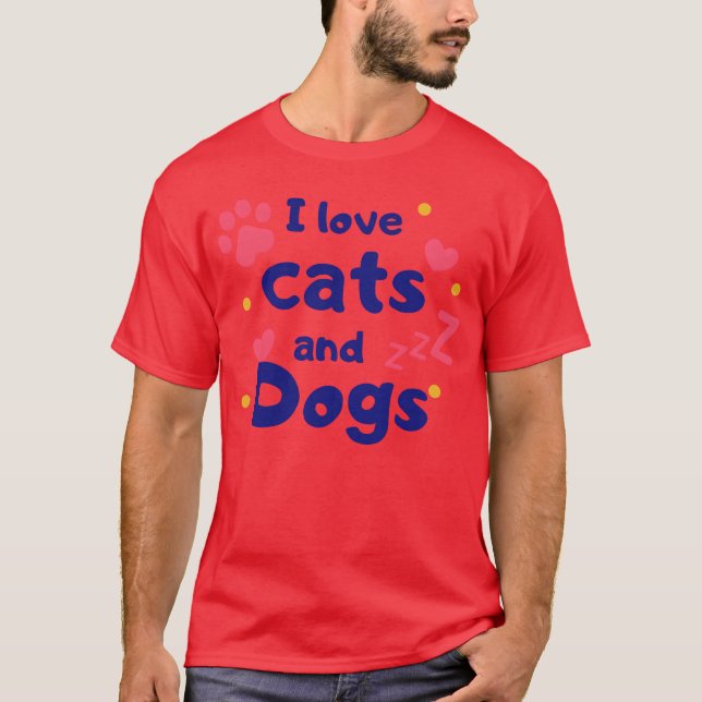 För vän till djurälskare t shirt (Framsida)