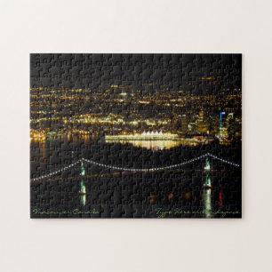 För Vancouver för Vancouver souvenirpussel pussel