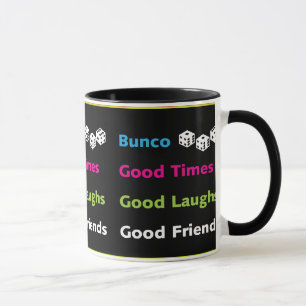 för vänmugg för bunco bra design mugg