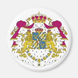 För vapensköldheraldik för sverige officiellt magnet