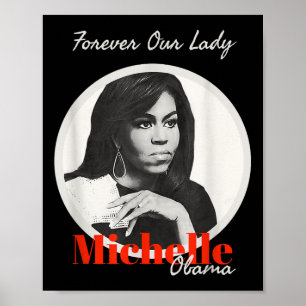För vår Dam med Michelle Obama T Shirt Poster