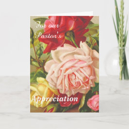 För vår pastors uppskattning helgkort
