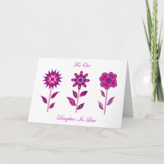 För vår sonhustru tack kort (Framsida)