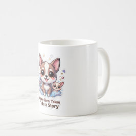 För varje Taleus säger en citat av story Cute Pet Kaffemugg
