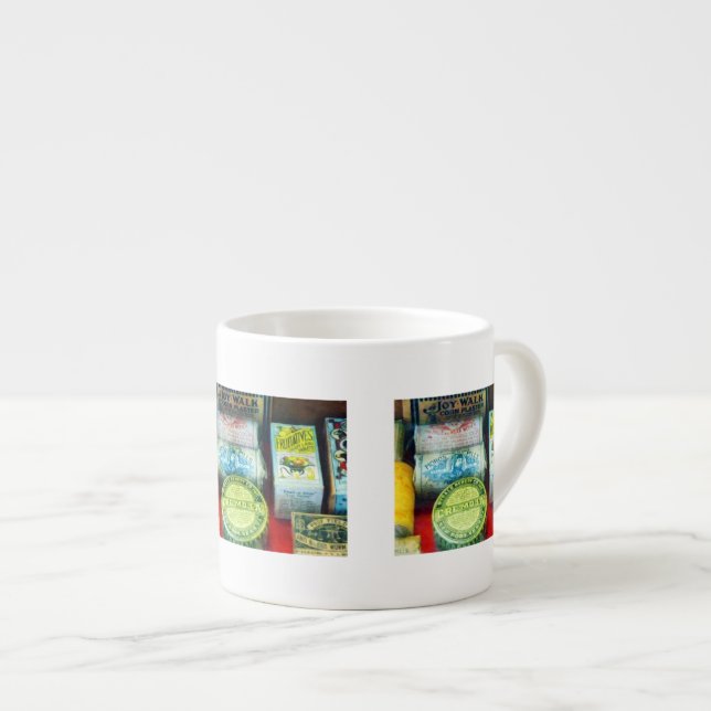 För värk och smärta espressomugg (Framsida höger)