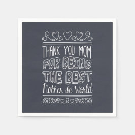 För världens bästa Mamma | Napkin Pappersservett