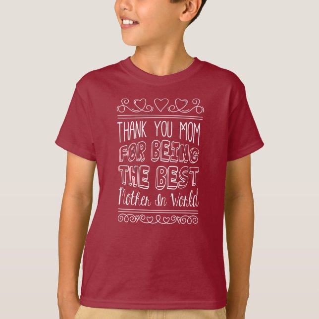 För världens bästa Mamma | Shirt Tee (Framsida)