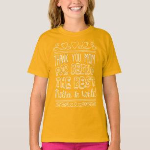 För världens bästa Mamma Sleeve Shirt T
