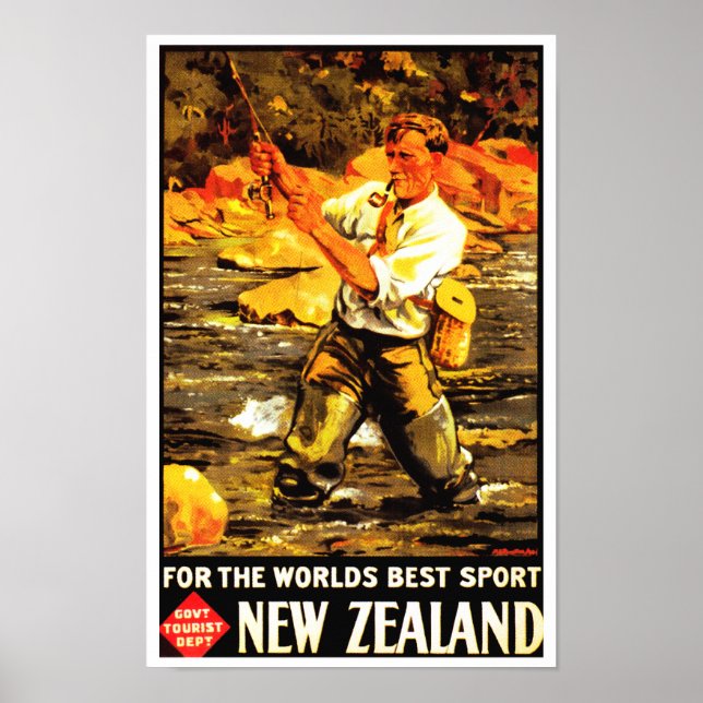 För världens bästa sport ~ Nya Zeeland Poster (Framsidan)
