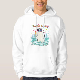 För varmt för ICE Isbjörn Politisk Aktivist Puns Hoodie