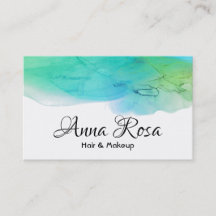 För vattenfärgabstrakt för *~* enkel modern Aqua