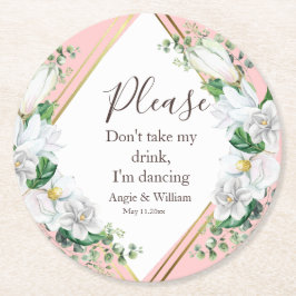 för vattenfärgen Magnolia Underlägg Papper Rund