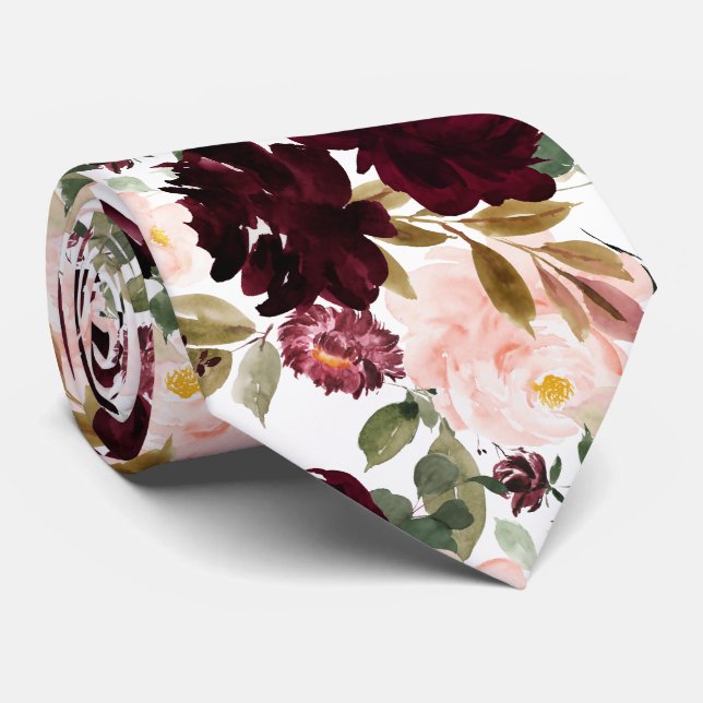  för vattenfärgsblommor, Burgundy Slips (Rullad)