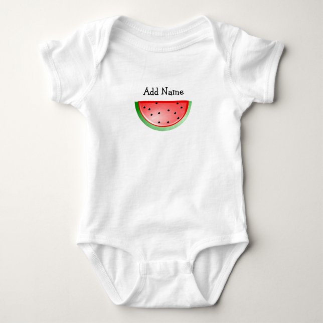 För vattenmelonbaby för personlig känd Tshirt T-shirt (Framsida)